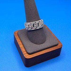 Sterling Silver AAA CZ Band Ring